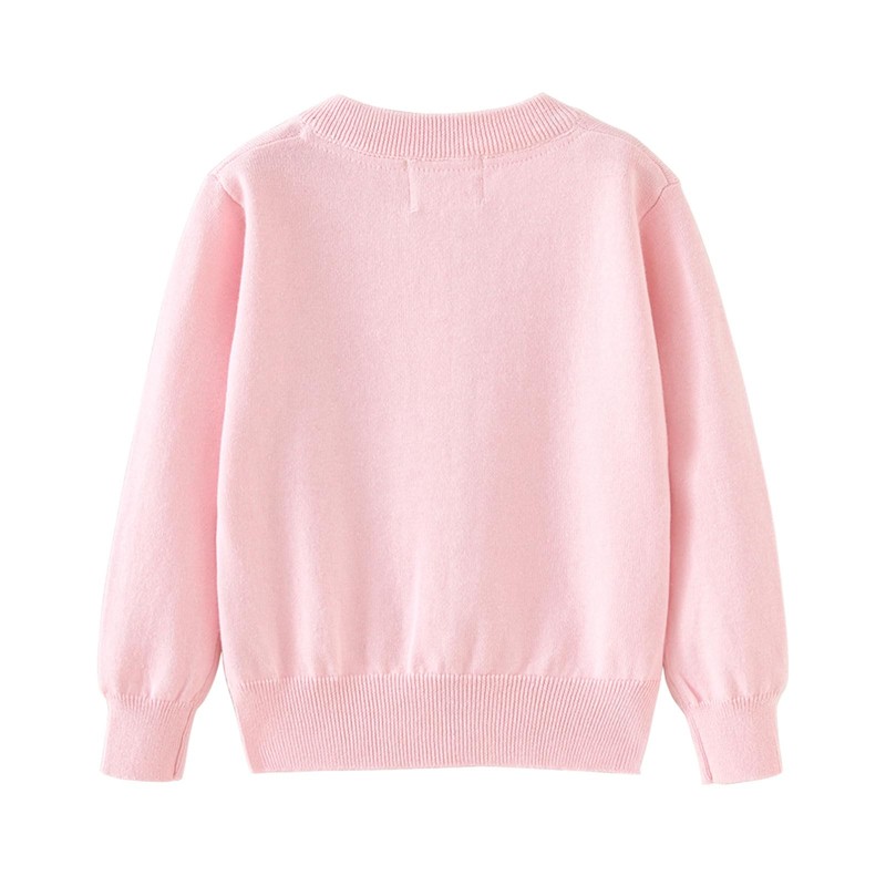 Rolanko Girls' Bolero Cardigans, Long Sleeve Cotton Basic School Clothing,