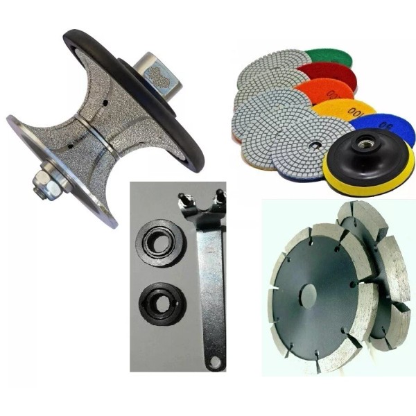 Roxx Tools 1 1/2" Full Bullnose Bit 5" Polishing Pad