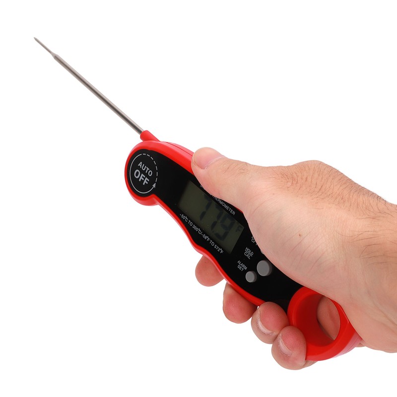 Meat Thermometer Digital 2 Probes with Alarm Function Backlight for