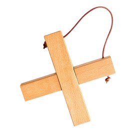 BIUDECO Detachable Wooden Pot Mat Cross Shaped Heat Insulation Pad for Tableware Protection Elegant Design for Dining Tables Kitchen Counters and More