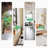 JEPRECO 34" Tall Plant Stand Indoor, 2-Tier Modern Plant Shelf,