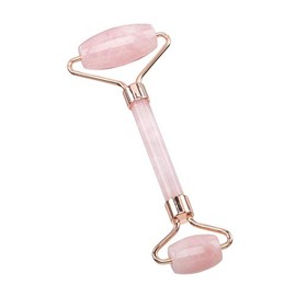 Zoe Ayla Facial Roller, Rose Quartz, 1 pc - Essential Skin Care Tools for Women - Promotes Blood Circulation - Improves Skin Tone, Elasticity and...  