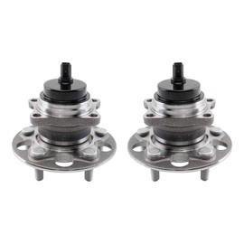 AutoShack Pair of 2 Rear Wheel Hub Bearing with ABS Driver and Passenger Side Replacement for Toyota C-HR 2018-2022 Camry 2019-2020 RAV4 2019-2022 Avalon 2019-2023 Lexus ES350 ES300h 5-Lugs HB612646PR