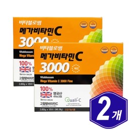 Vita Blossom Mega Vitamin C 3000 Fine 120 packets x 2 Vitamin C VITAMINC / 비타블로썸 메가비타민C 3000 파인 120포 x 2개 비타민씨 VITAMINC