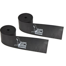 Dittmann Floss Band Compression Resistance Band for Rehabilitation / Physiotherapy / Agility - Set of 2 - Black