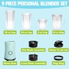 Tasty Personal Blender With Cup, 350W Powerful Blending Motor, 9-Piece