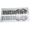 dgea 1x 2019-2021 Chevy Silverado High Country Nameplate Rear Emblem