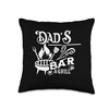 Dad's Bar and Grill Funny BBQ Father's Day Throw Pillow