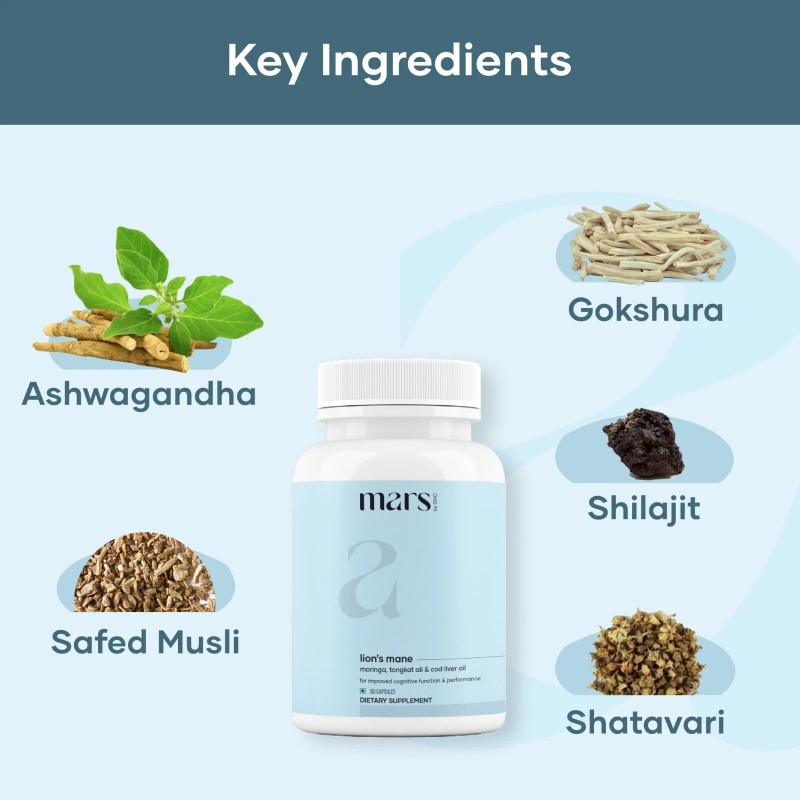 Mars Growth Max Combo: Powered by Nitric Oxide & Pure