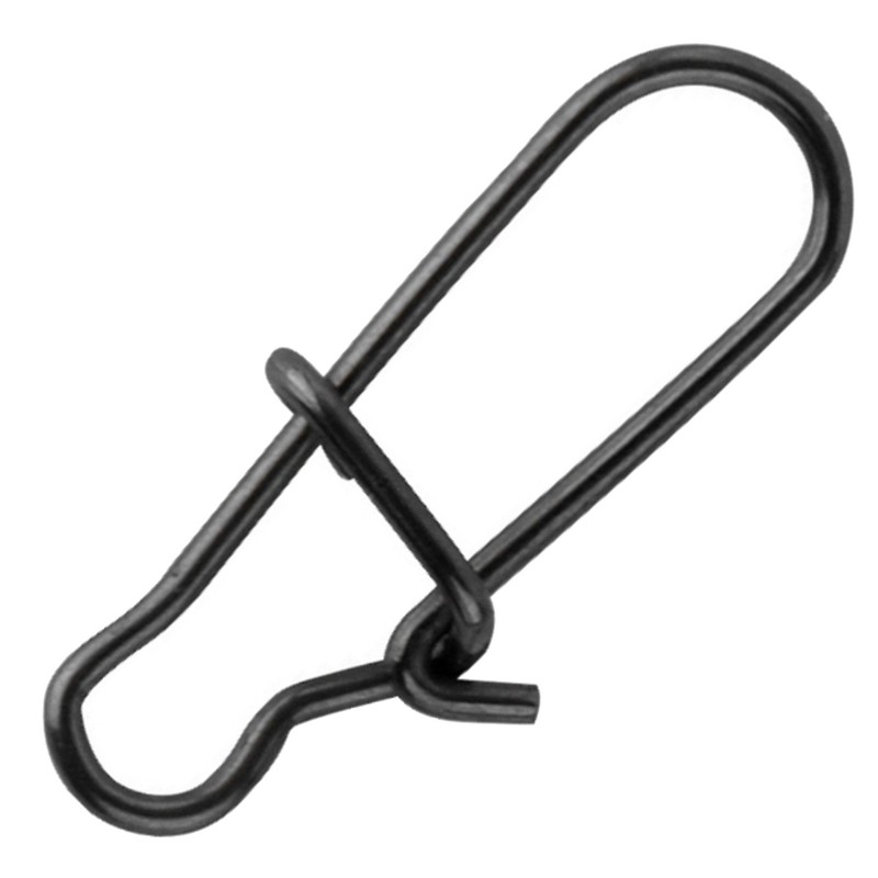 Spro Matt Black Easy Snap - Snaps for spin fishing,
