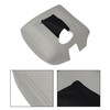 Priprilod Light Gray Leather Center Console Leather Lid Armrest Cover