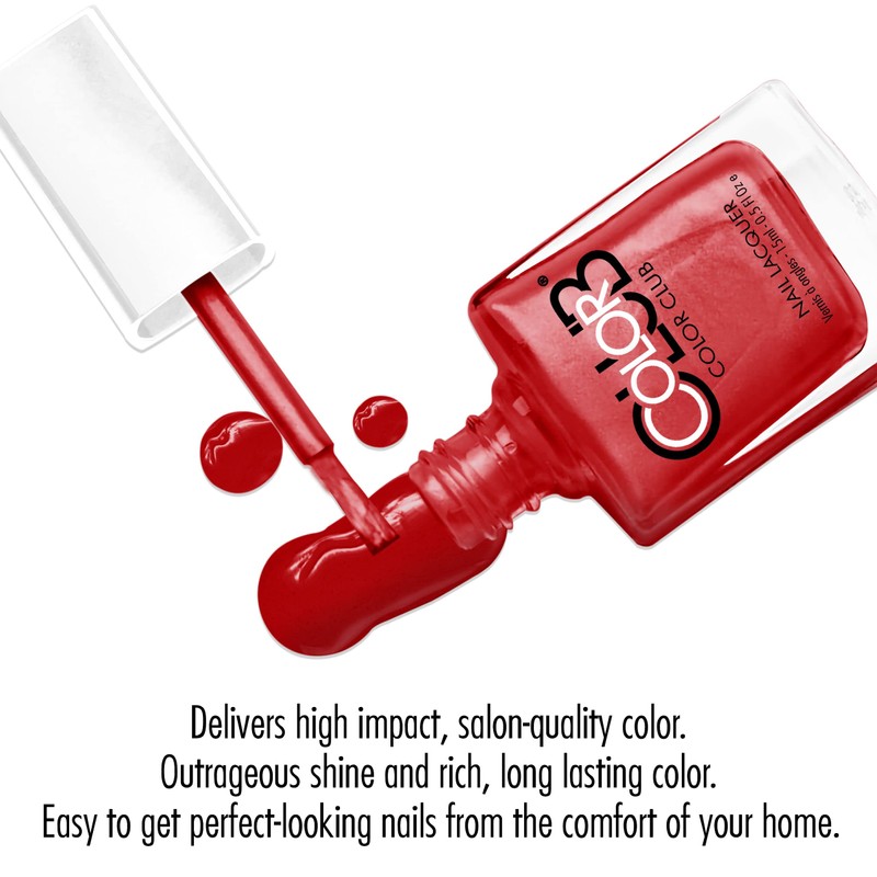 Color Club Nail Lacquer, Reddy or Not Number 431 15 ml