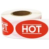 HOT Sticker Label - Red HOT Sticker for Food, Groceries,