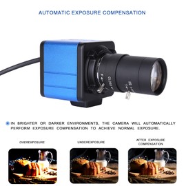 1080P HD Camera Computer Camera Webcam 2 Megapixels 10X Optical Zoom 80 Degree Wide Angle Manual Focus Auto Exposure Compensation with Microphone USB Plug & Play for Video Conference Online Teaching
