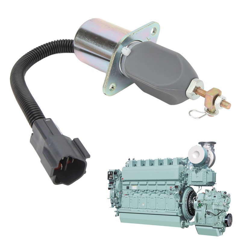 Fuel Shut Off Solenoid 1751ES‑12A3UC12B1S Engine Fuel Stop Solenoid for