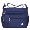 KEEPOP Bolso bandolera para mujer, multibolsillo, impermeable, ligero, de nailon,