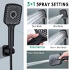 V-Frankness Shower Heads with Handheld Spray Combo, 13 Inches Rain