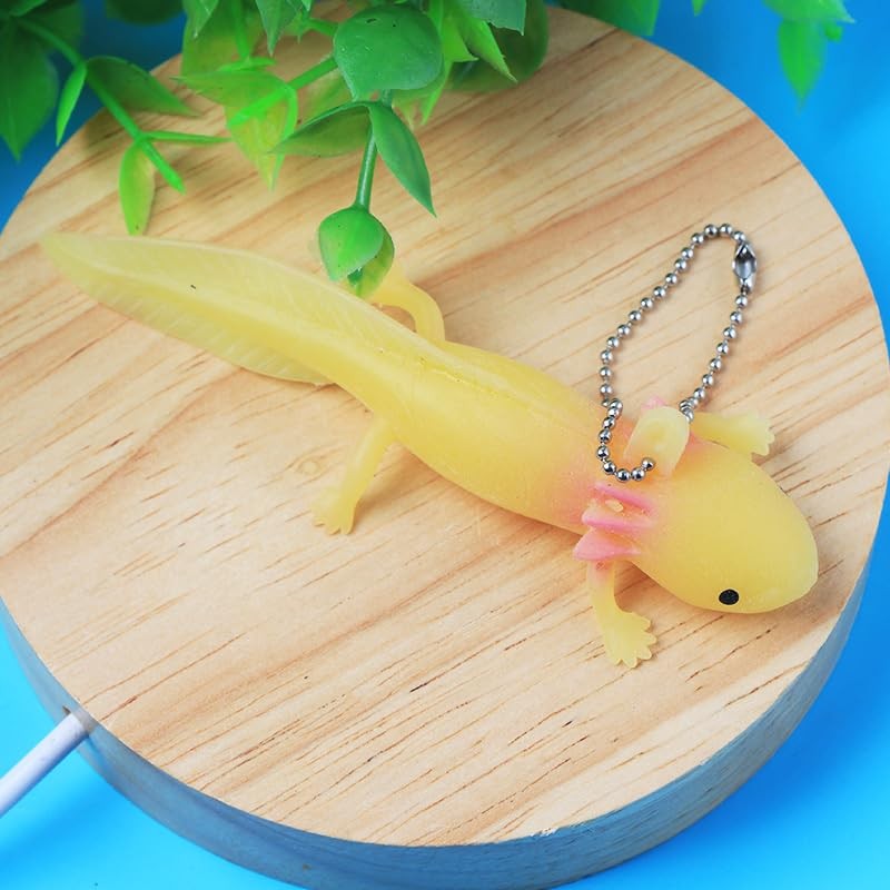 SHIDXIB 2Pcs Funny Fish Keychain Stress-Relieving Prank Joke Keychain Accessory