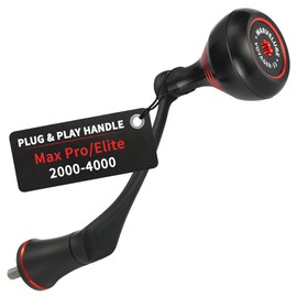MARVELURE Power Handle Compatible for Abu Garcia Max X (2024 Model), Max SX, Max Pro, Max Elite Spinning Reel (Not for Lock-Type) (for Max Pro/Max Elite (Voyager Version))