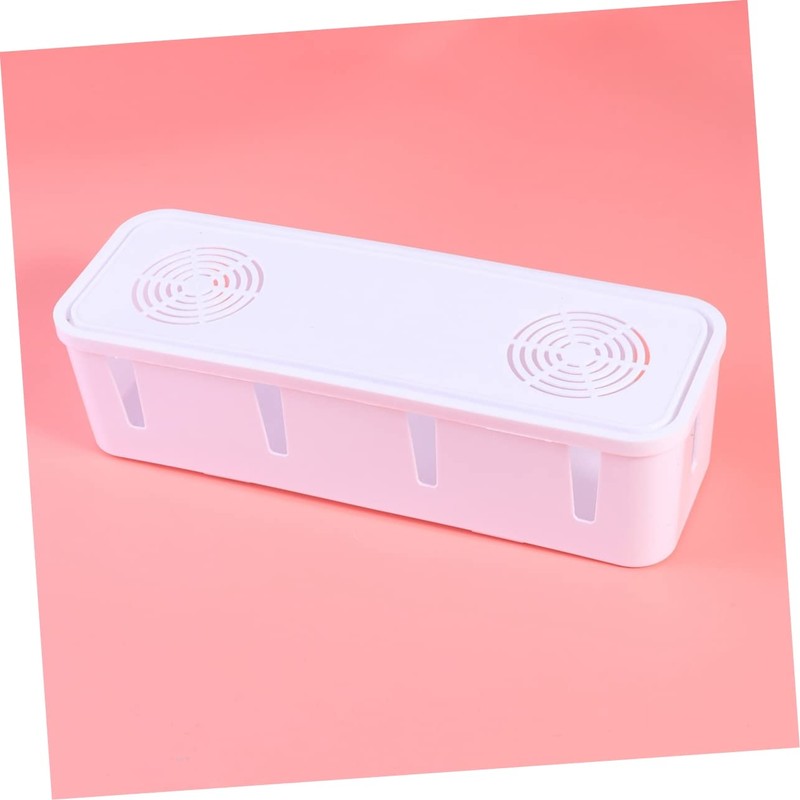 SHINEOFI Cable Box Organizer Strip Storage for Cord Management Efficiently