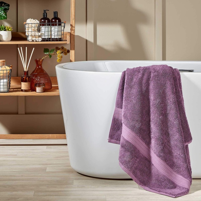 Christy Renaissance 2 Hand Towels Set | Berry Purple |