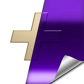 VViViD Auto Emblem Vinilo Wrap, color morado chapado en cromo, compatible con el logotipo de Chevy Bowtie, hojas de 11.8 x 4 pulgadas (2)