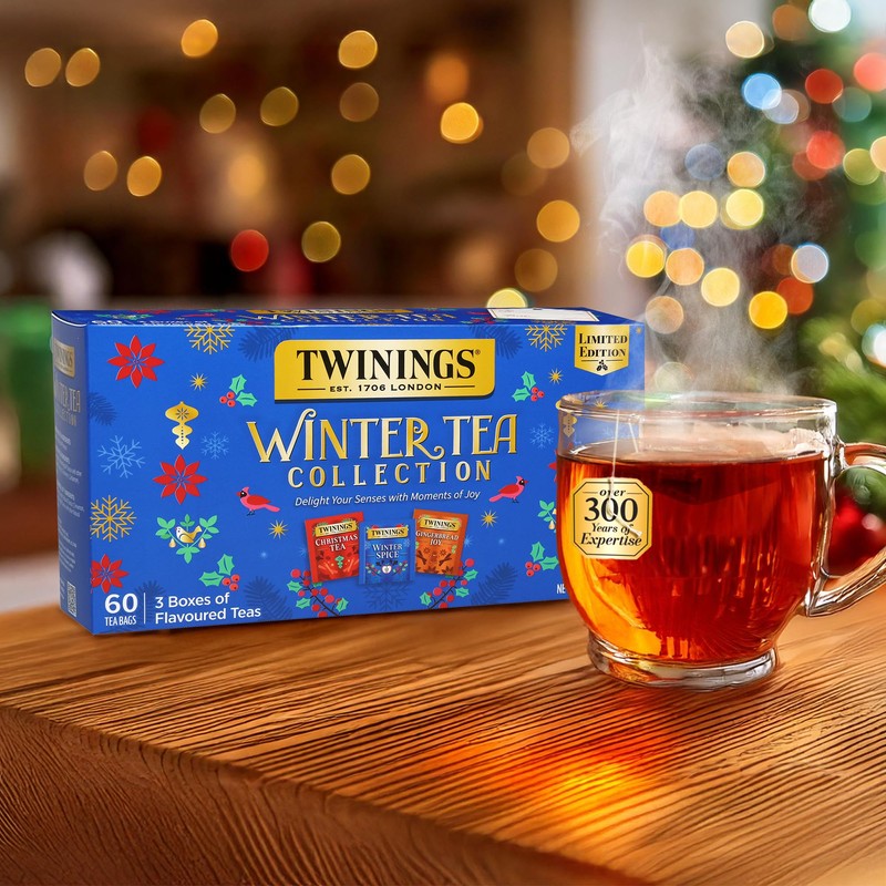 Twinings Winter Tea Collection, Limited Edition Holiday Gift Box, 20