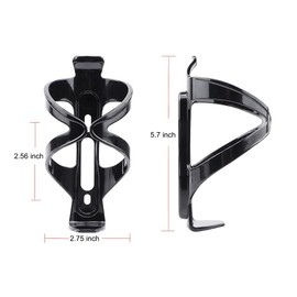 AIOUIERSCN Lightweight Universal Bicycle Water Bottle Carrier with Squeeze Bicycle Water Bottle for Riding Outdoors, 24 oz Gray…