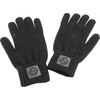 AS Roma ASR Leather Patch Knitted Gloves Black