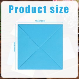 10 Pcs Ddakji Paper Flip Toys, Korean Traditional Ddakji Flip Card Game Colorful Hard Cardboard Hiting Paper Game for Party Props Supplies