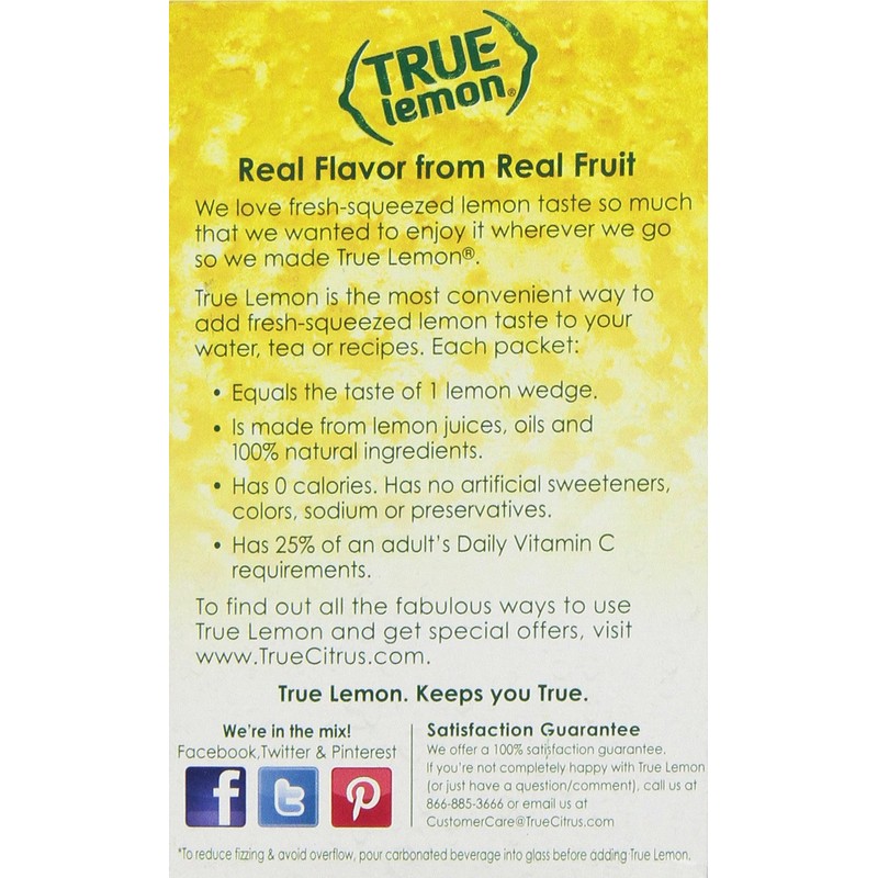 True Citrus - True Lemon Crystallized Lemon (2 Boxes of