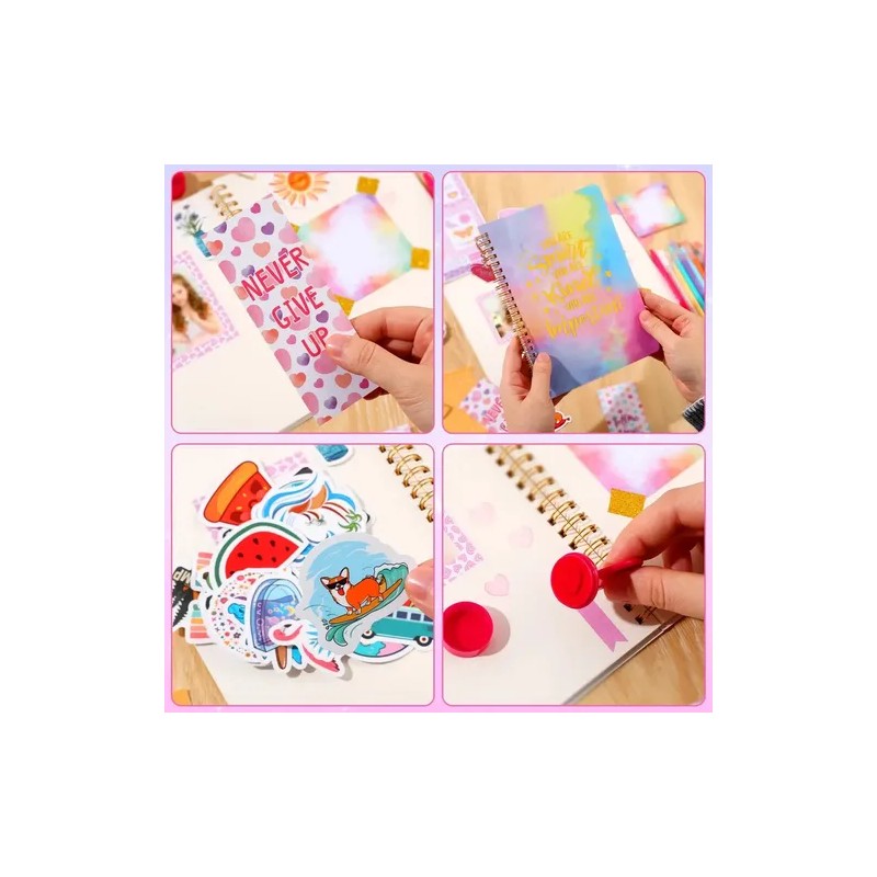 Kit De Diario Para Niñas Agendas Diy Juego De Albumes