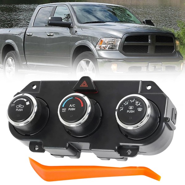 SIPIDEAUT Manual AC Heater Climate Control Unit w/Rear Defrost Compatible