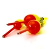 Pack of 6 fishing floats, balsa wood floats, spring bobber