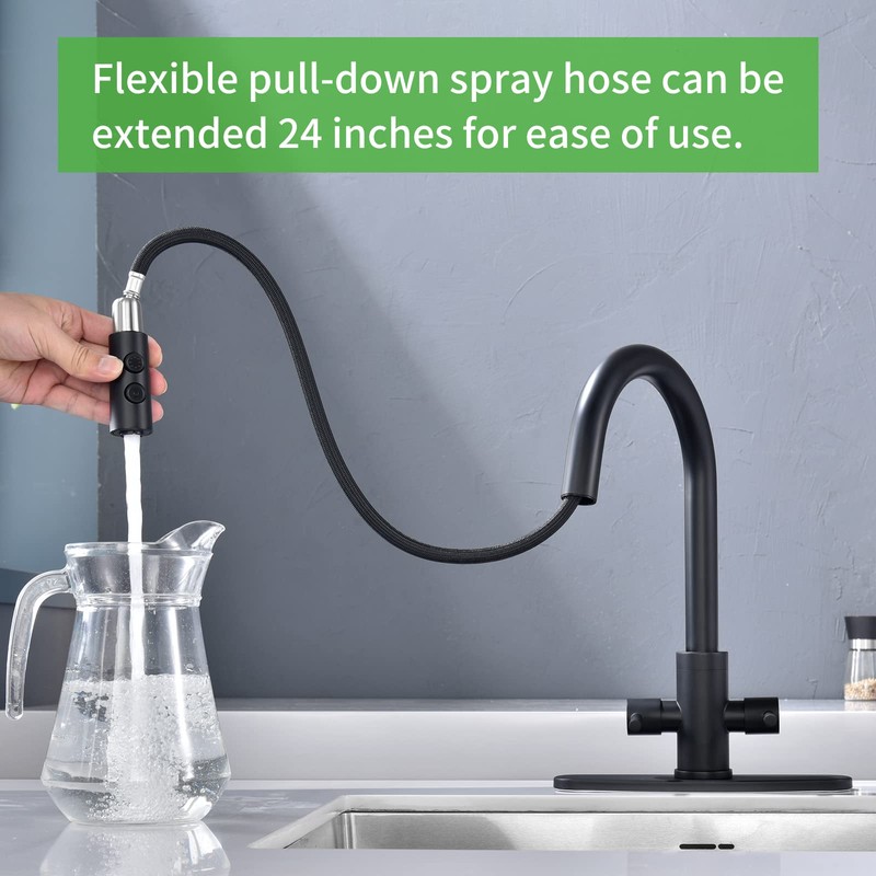 Kitchen Faucet, Kitchen Sink Faucet, 2 Handles Sink Faucet, Faucet,