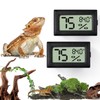 Palksky Bearded Dragon Tank Accessories, 2PCS Reptile Terrarium Thermometer and