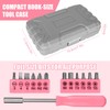 XTDMJ 24 Pieces Pink Tool Set, Household DIY Tool Set,
