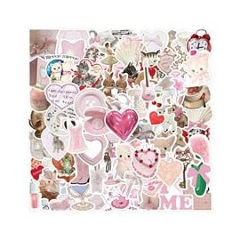 120 Pcs Coquette is Cute Stickers for Teens Girls Kid Incentive Gift,Cute Style Stickers for Skateboard,Guitar,Phone,Water Bottles,Bicycle,Graffiti Decoration Waterproof Vinyl for Wall