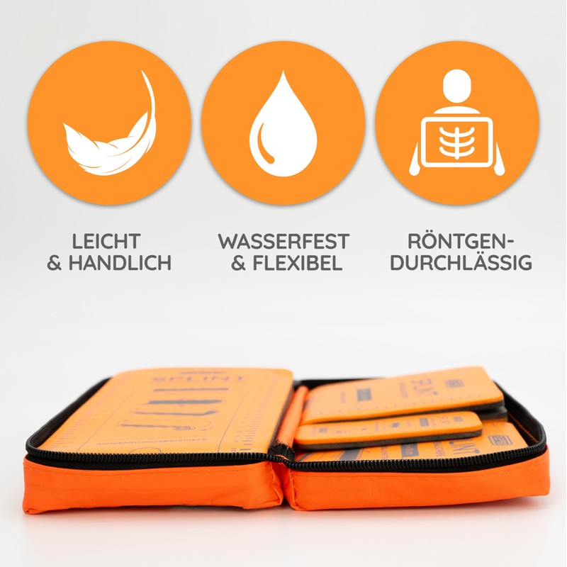 FLEXEO Splint Splints | 4-Piece Rail Set for Fixing and