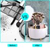 DASIAUTOEM Kosmetik Make Up Organizer, 360°Drehbarer Pinsel Organizer, Kosmetikregal, Lidschattenpinsel