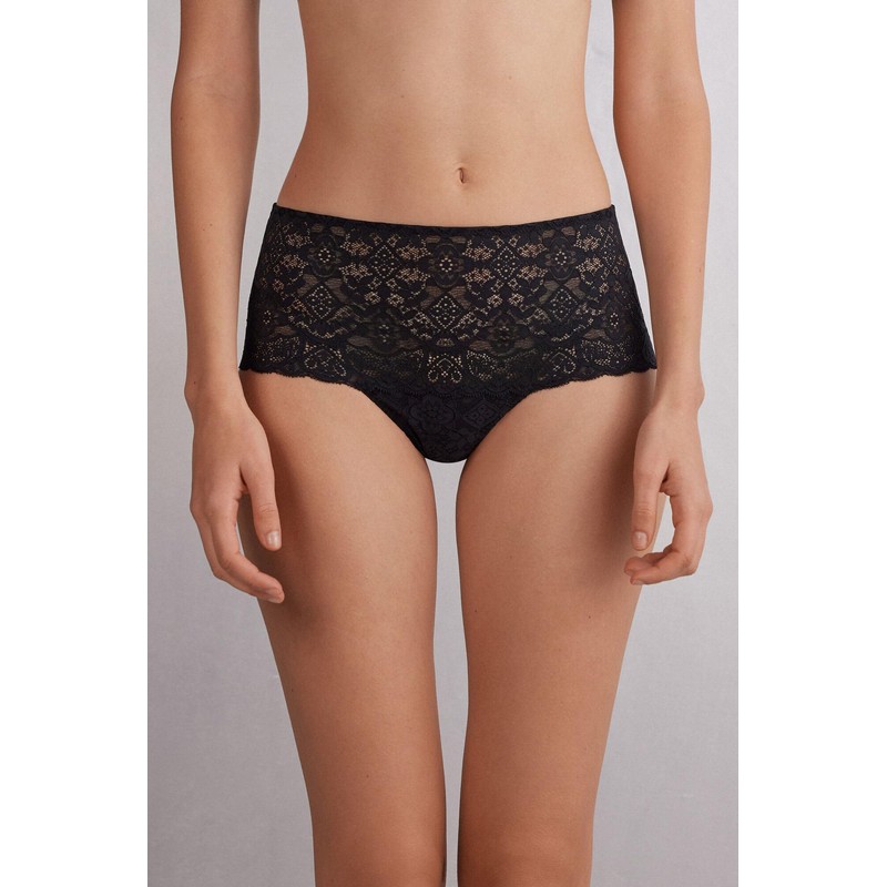 Intimissimi Woman's Lace Hipster in Black, Size M