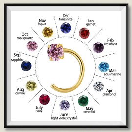 Gold Studs Diamond Earrings for Women Teenage Girls, 3mm Small Hoop Tiny Birthstone Hypoallergenic Helix Stud Earrings for Ladies, Birthday Valentine's Day Jewelry Gifts for Wife Girlfriend Sisters