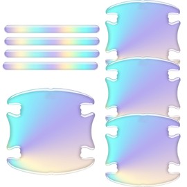 Car Handle Protector | Car Door Scratch Protector | Protective Decorative Sticker, 4 Set Automotive Exterior Accessories for Protection Detailing