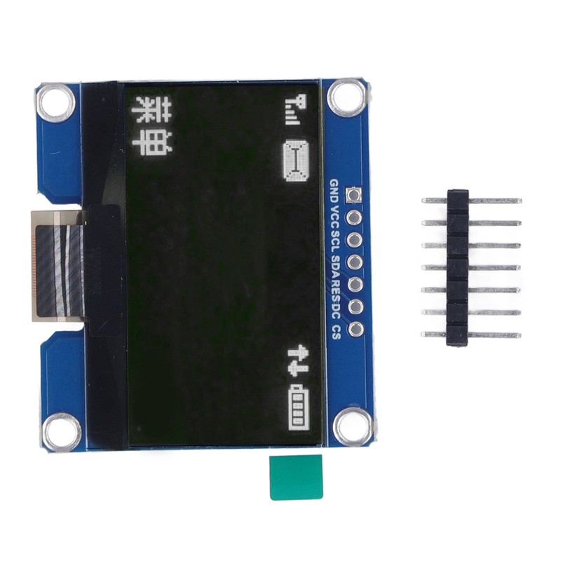 7Pin 1.54in IPS Display Module SPD0301 Drive IC 128X64 SPI