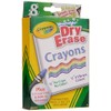 Binney & Smith Dry-Erase Crayons Classic Box of 8