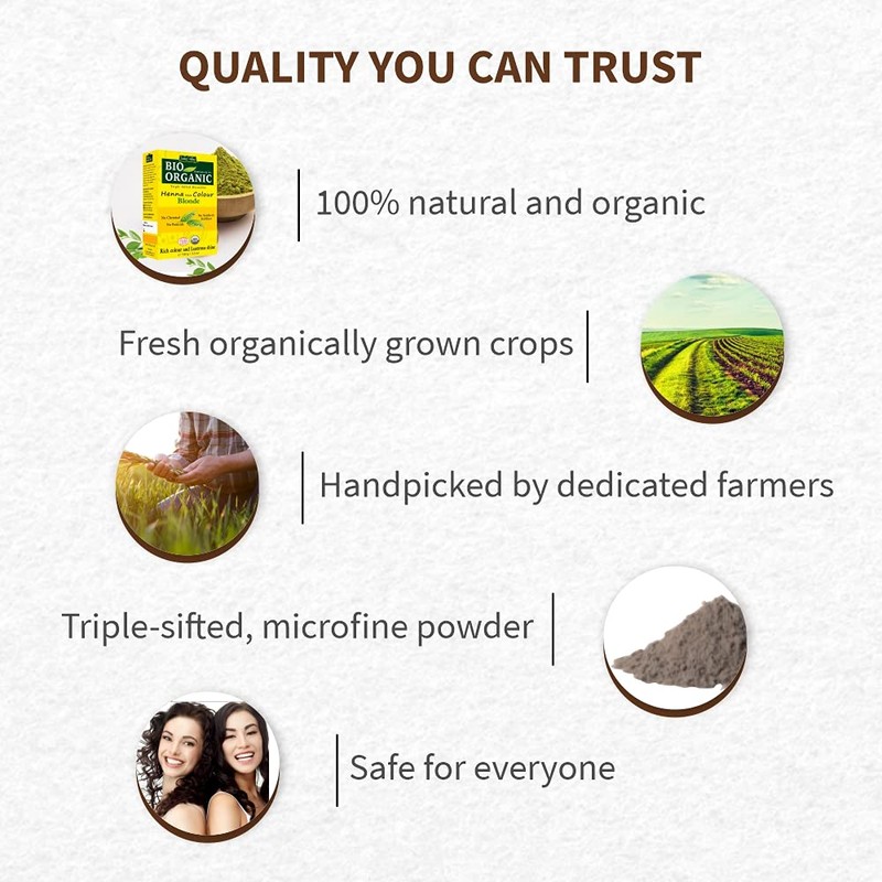 Indus Valley Organic 100% Pure and Natural Henna Hair Colour