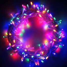 SHATCHI 500LEDs/50m Fairy Lights Clear String Lights – Mains, Multifunction 8 Modes, Timer, Memory, Indoor/Outdoor Low Voltage Waterproof Christmas Tree Home Decorations