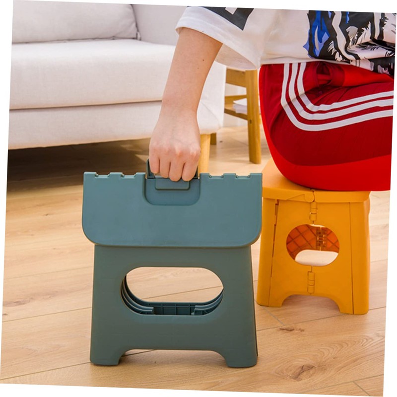 MERRYHAPY Pure Folding Stool Small Stool Fold Stool Lightweight Compact