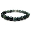 The Magic Is In You MOSS AGATE 8mm Round Genuine