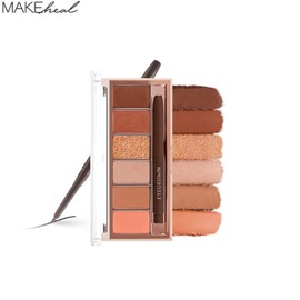 MAKEHEAL Eyecrown Duoit Palette 5.63~6.13g, Color:07 Feel-ring
